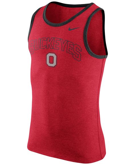 Nike Mens Ohio State Buckeyes Arch Tank Top In Red For Men Lyst