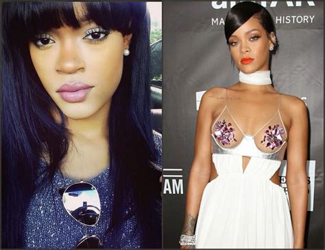 This Is Oddzout Blogspot Photo Meet The Riri Rihanna Look Alike And She Makes K A Year