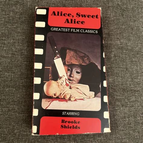 Alice Sweet Alice Horror Video Vhs Tape 1976 Brooke Shields Miss