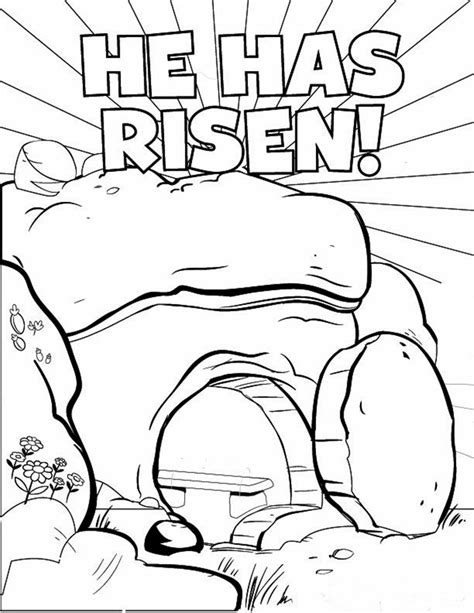Christian Easter Coloring Pages Printable Free At