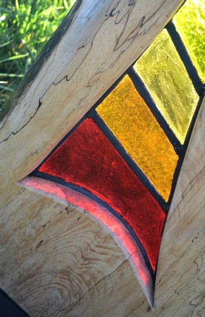 Pinnaculum Stained Glass And Wood Sculpture Wood Sculpture Stained Glass Art Stained Glass