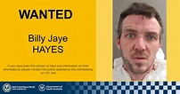 Wanted man Billy Jaye Hayes | Mirage News