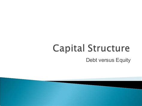 Capital Structure Ppt