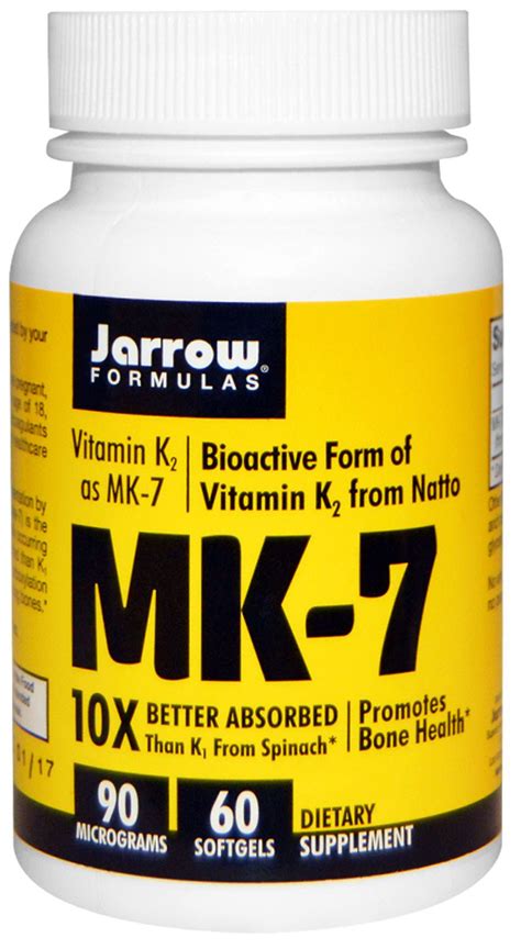 So we'll explore the soy factor, too. Jarrow Formulas Vitamin K2 MK-7 - Bodybuilding and Sports ...