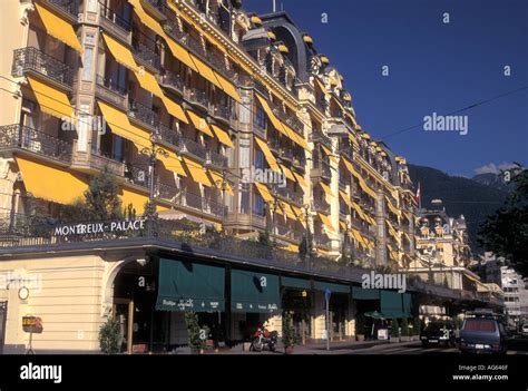 Aj16160 Switzerland Montreux Vaud Stock Photo Alamy