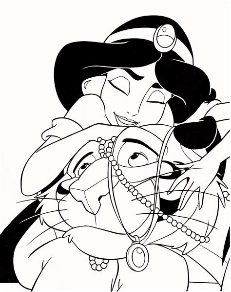 Maybe you would like to learn more about one of these? Walt Disney Coloring Pages - Princess Jasmine & Rajah ...