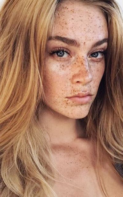 Swantje Paulina Beautiful Freckles Freckles Red Hair