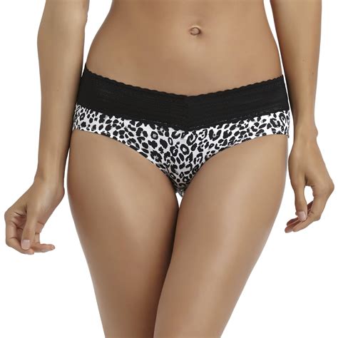 Warners Women S Lace Trim Hipster Panties Leopard Print Clothing Women S Clothing Bras