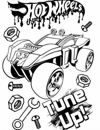 Wheels Coloring Pages Printable