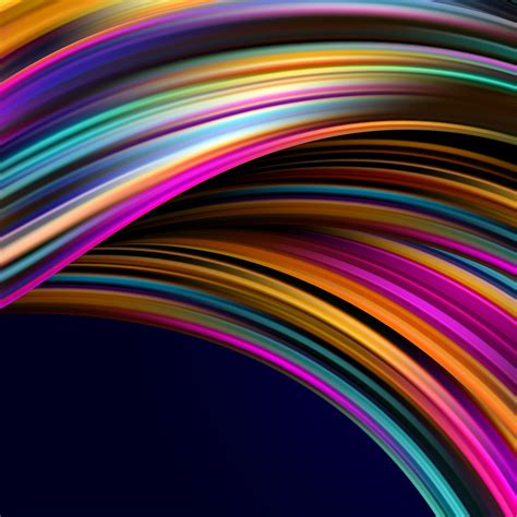 Asus Zenbook Pro Duo Wallpaper 4k Spectrum Waves Colorful Stock