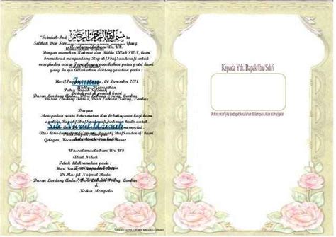 Detail Download Template Undangan Pernikahan Ms Word Koleksi Nomer 42