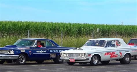 See And Hear Epic 60s Muscle Cars Race At The Us 41 Drag Strip