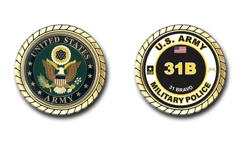 Us Army 31b Military Police Mos Challenge Coin Us Army Military