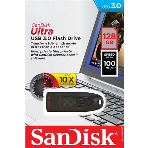 Sandisk 128gb Ultra Usb 30 Flash Drive Mega Electronics