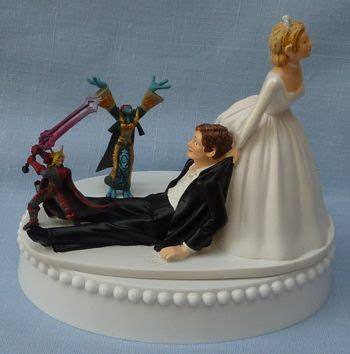This One Might Be More Fitting Wedding Cake Topper World Of