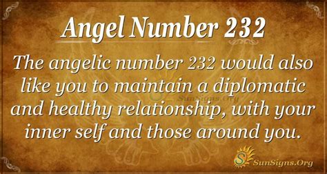 Angel Number 232 Meaning Seek Happiness Sunsignsorg