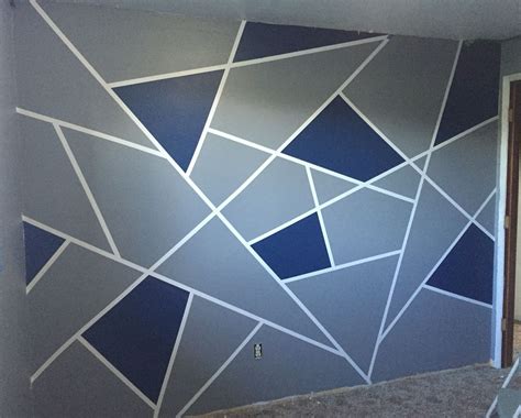 Our collection of bold and adventurous designs are perfect for boys rooms and playrooms. Geometric wall design for my teenage son. He LOVES it ...