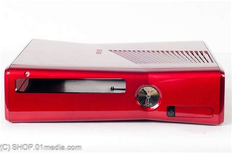 Housing Replacement Housing For The Xbox 360 Slim Glossy Metalic Red
