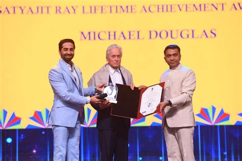 Hollywood Actor Michael Douglas Conferred With Satyajit Ray Lifetime