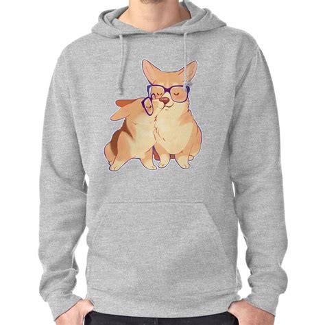 Corgi Smooch Hoodie Pullover For Every Item Purchased We Will