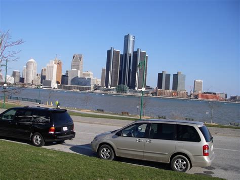 The General Motors towers in Detroit | Detroit michigan, Detroit, River flow