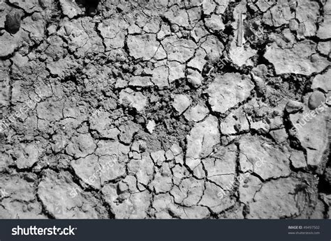 Cracked Crusty Muddy Cracked Dry Desert Stock Photo 49497502 Shutterstock