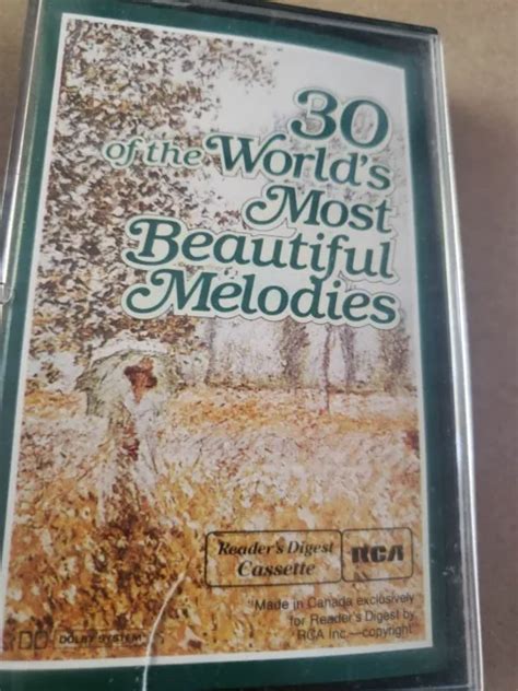 30 of the worlds most beautiful melodies readers digest cassette 2 92 picclick