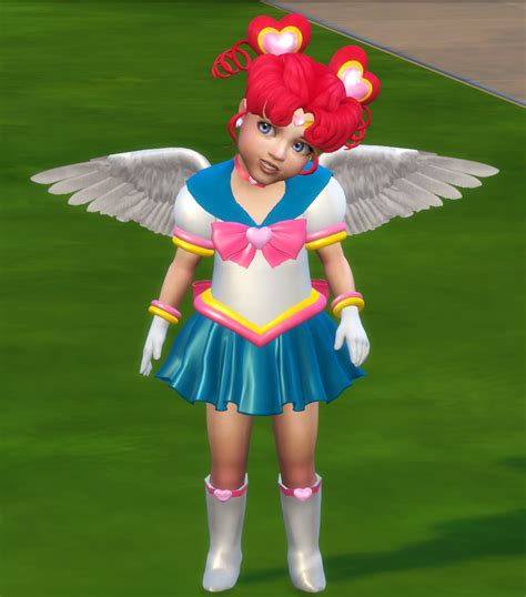 Lana Cc Finds Sims 4 Sailor Chibi Chibi Toddler By Silvermoon