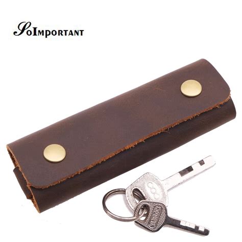 Clothing Shoes And Accessories Men Vintage Leather Key Case Coin Card