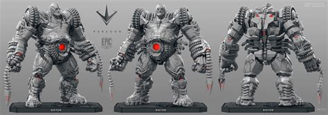 Epic Games Paragon Hero Riktor By Kozlowski Sci Fi 3d Cgsociety