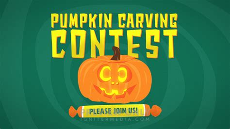 Pumpkin Carving Contest Title Graphics Igniter Media