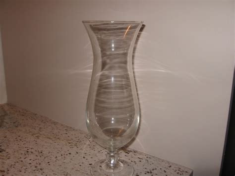 Clear Glass Tall Pedestal Vase 10 Height Vgc Ebay