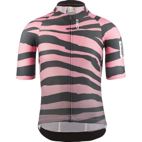 q36 5 pinstripe pro short sleeve jersey orange bike24