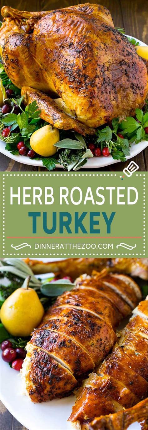 Herb Roasted Turkey Recipe Baked Turkey Thanksgiving Turkey