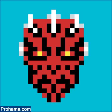 Darth Maul Pixel Art Star Wars Pixel Art