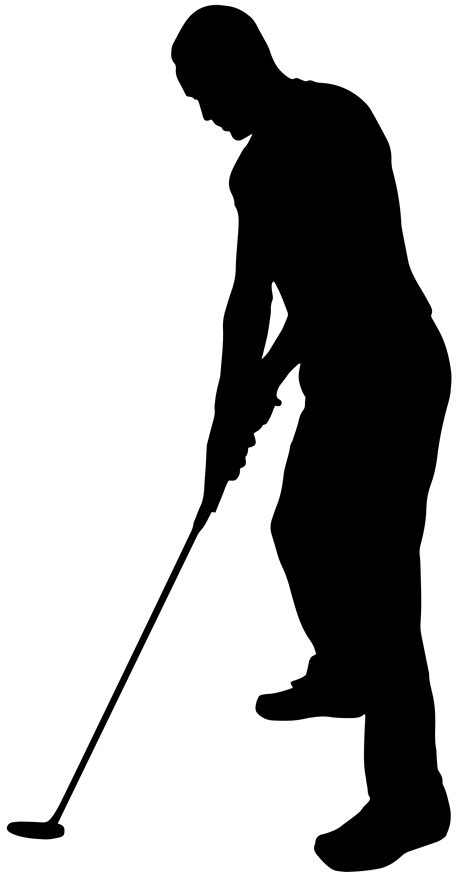 Golf Player Silhouette Png Clip Art Image Gallery