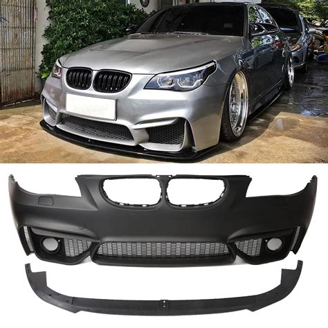 M4 Style Look Front Bumper For Bmw 5series E60 Wo Pdc Holes 4d Ebay