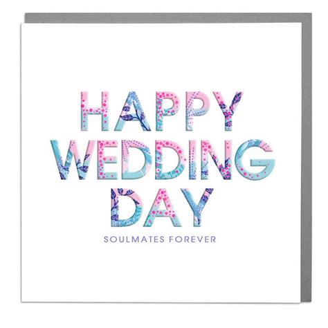Happy Wedding Day Card Etsy