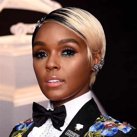 Janelle Monae Hair And Makeup Grammys 2018 Popsugar Beauty