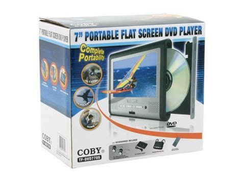 Coby Tf Dvd7705 Portable Tablet Dvd Player W 7 169 Tft Lcd