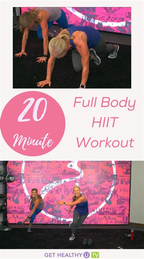 20 Minute Full Body Hiit Workout Get Healthy U Tv Full Body Hiit