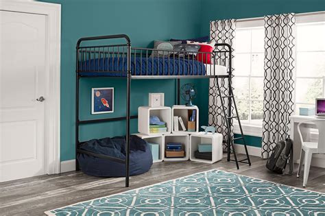 Better Homes And Gardens Kelsey Twin Metal Loft Bed Multiple Colors