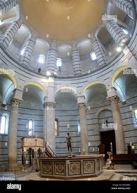 Pisa Baptistery Of St John Pisa Baptistry At Piazza Dei Miracoli