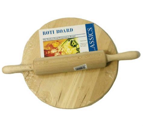 Wooden Chapati Puri And Roti Board And Rolling Pin New Indian Puri