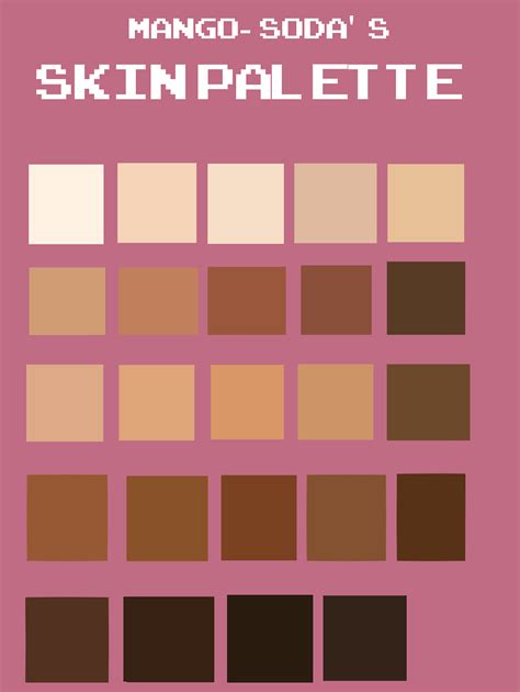 Pin By Jupiter On Art Reference Skin Color Palette Skin Palette