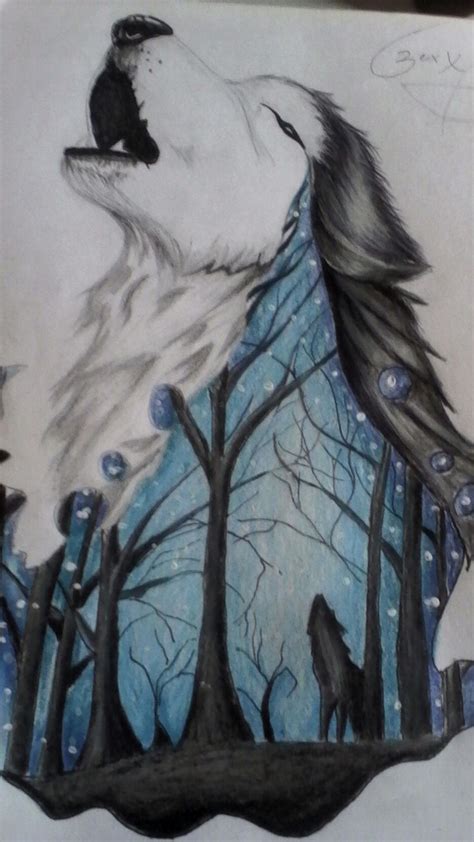 The following image below is a display of images that come from various sources. Practicando dibujos de lobos | Lobo dibujo a lapiz, Lobos ...
