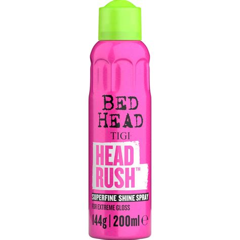 Bed Head By Tigi Headrush Shine Hair Spray For Smooth Shiny Hair Ml