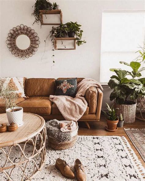 Outstanding Boho Chic Living Room Decor Ideas In Natural Colors