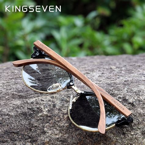 Bamboo Sunglasses KINGSEVEN Sunglasses