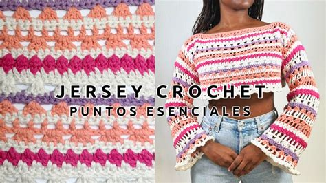 C Mo Tejer Jersey Crochet Puntos Esenciales Crochet Amigable